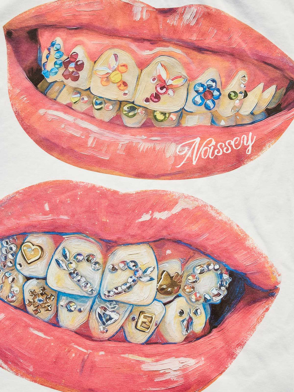 Iced Out Çizim Grillz Unisex Tişört