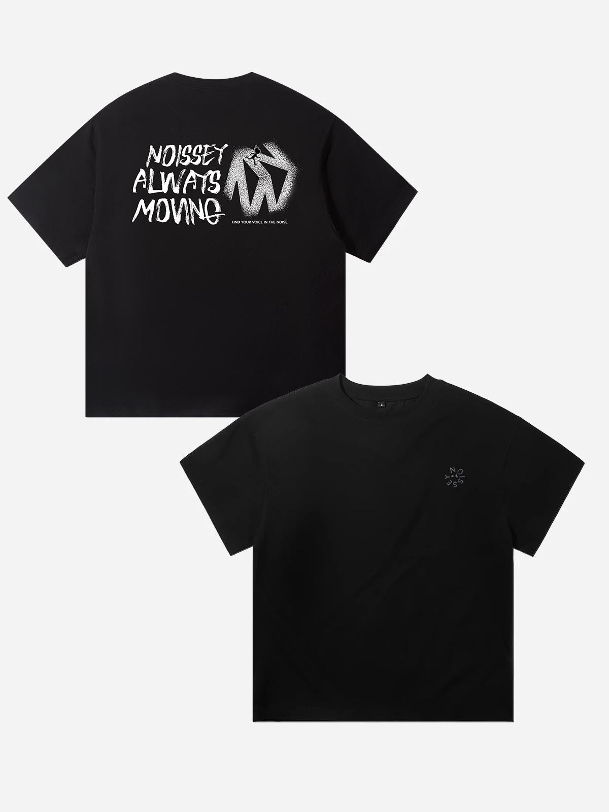 Always Moving Siyah Unisex Tişört