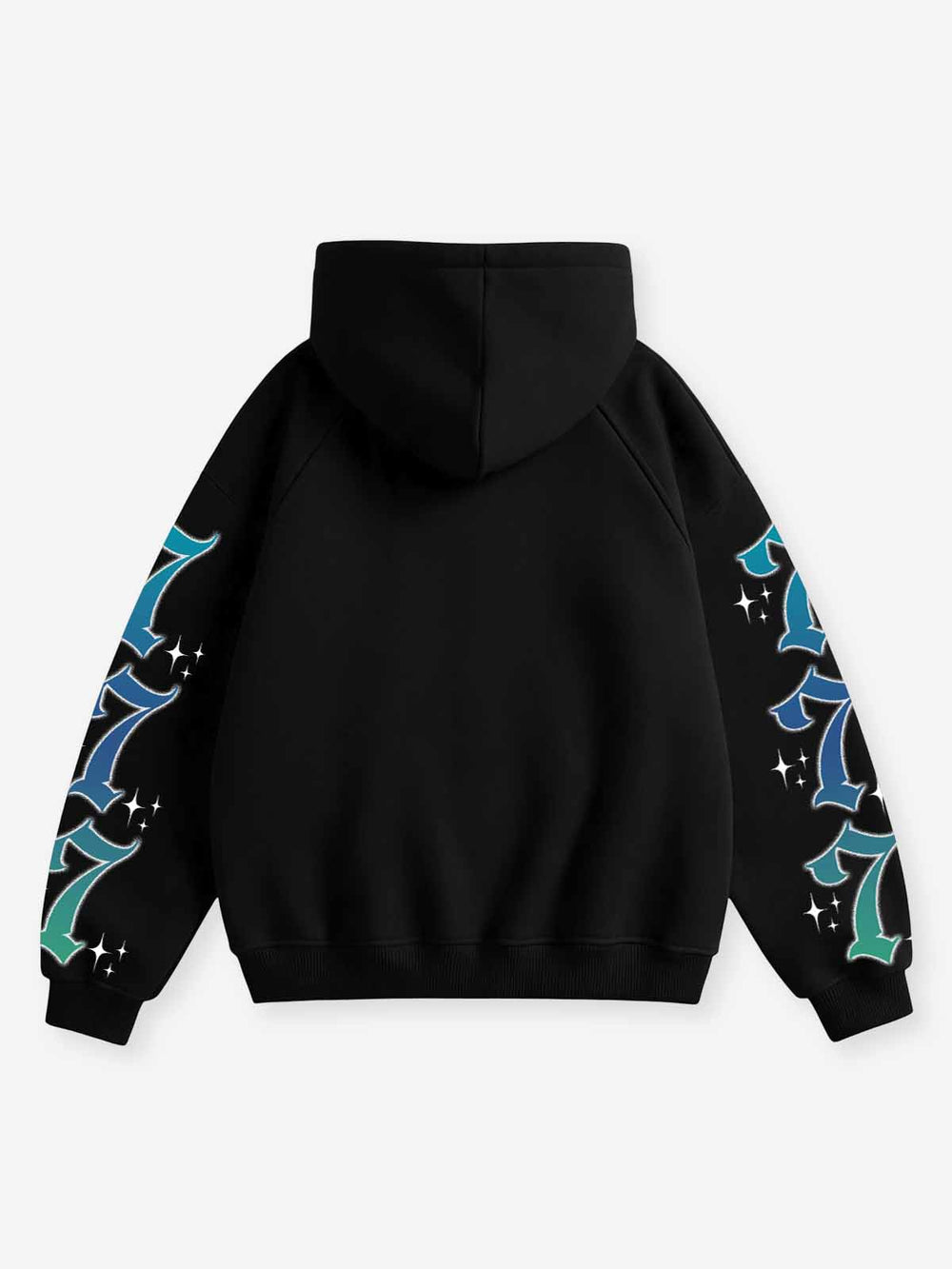 Kumarhane Siyah Unisex Fermuarlı Sweatshirt