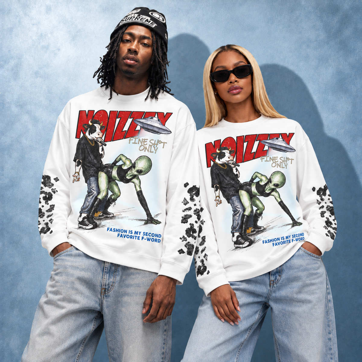 Alien & Bull Unisex Uzun Kollu Tişört