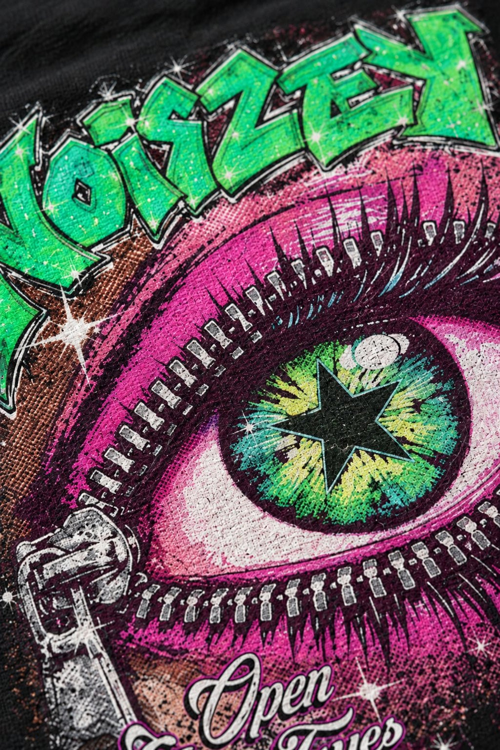 Open Your Eyes Siyah Unisex Tişört