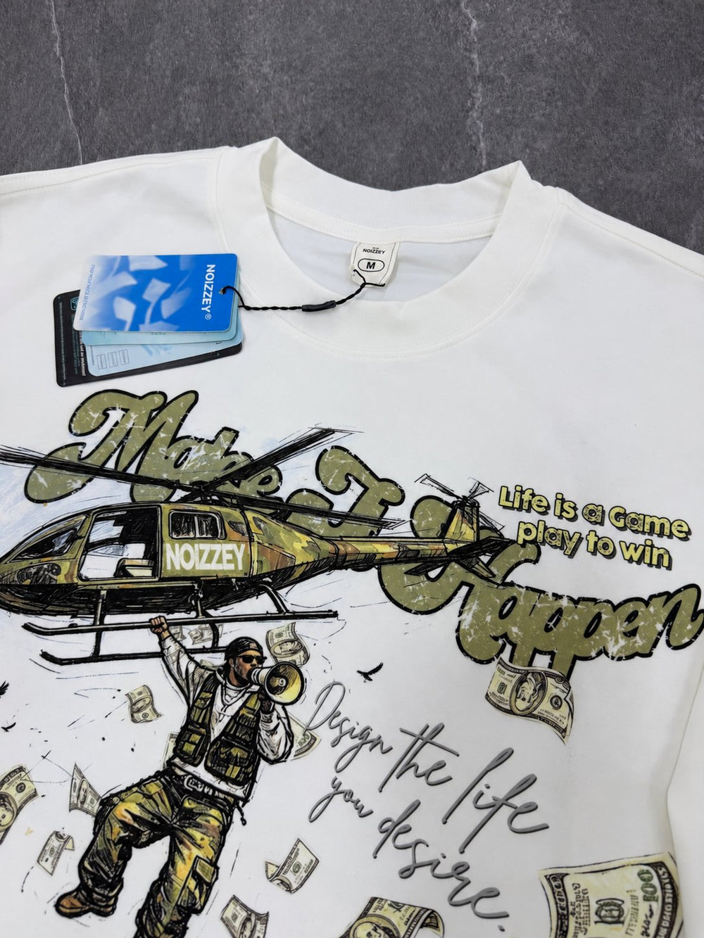 Kamuflaj Helikopter Unisex Uzun Kollu Tişört