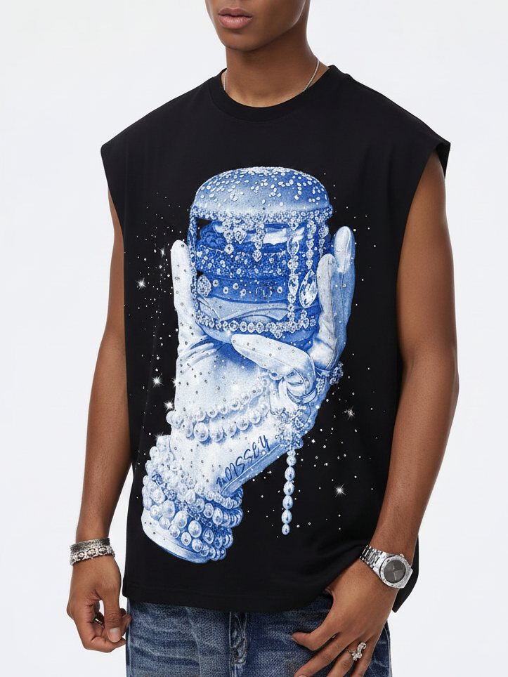 İnci Eldiven Burger Siyah Unisex Atlet