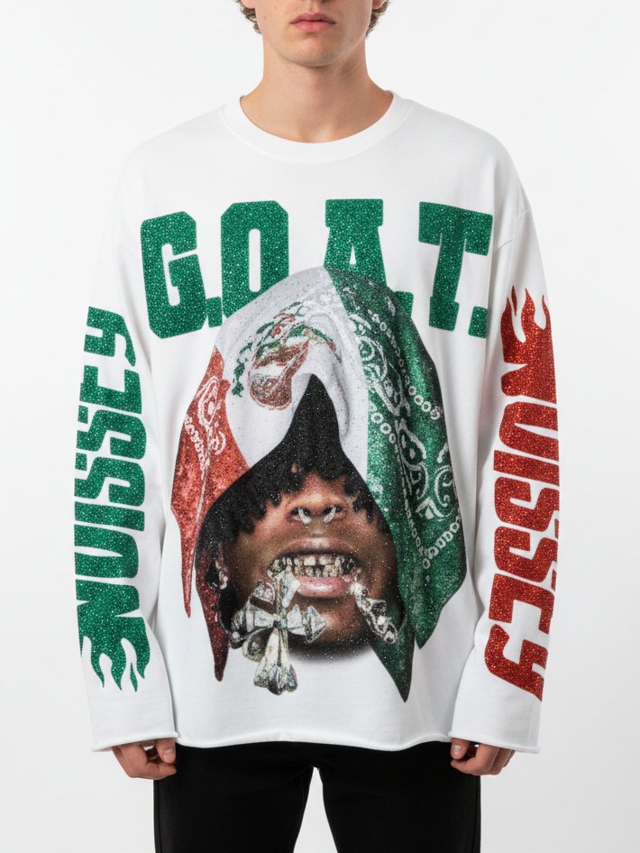 Sovereign G.O.A.T. Unisex Uzun Kollu Tişört