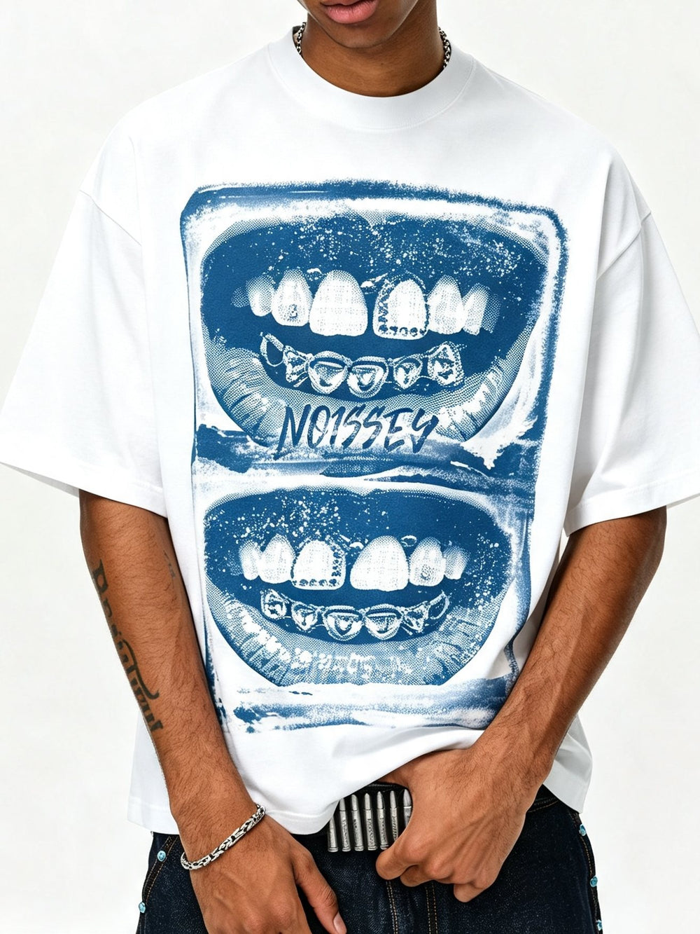 Mavi Ekran Grillz Unisex Tişört
