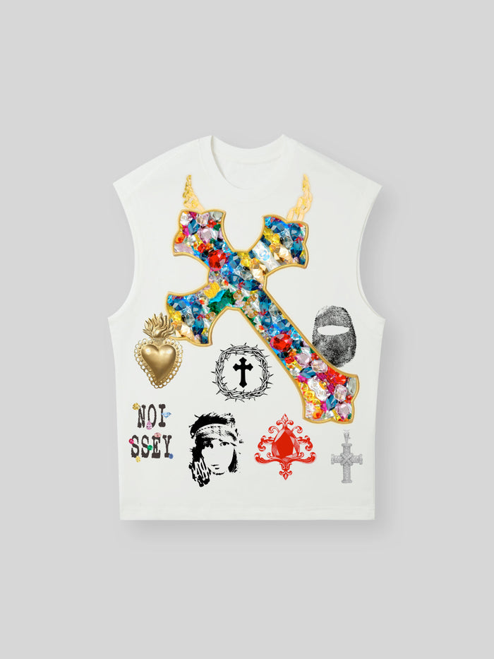Motion Back Pırlanta Haç Unisex Atlet