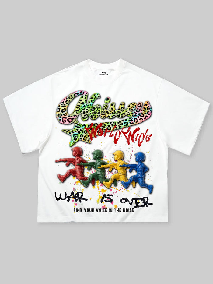War Is Over Leopar Unisex Tişört