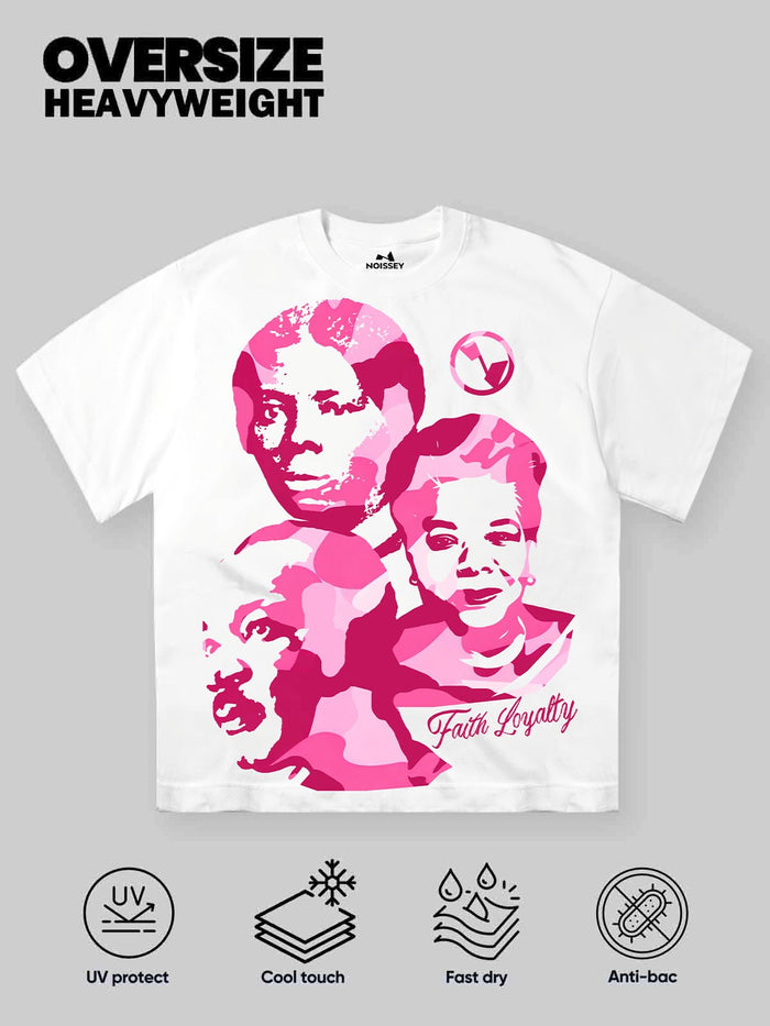 Empowerment Pembe Portre Unisex Tişört