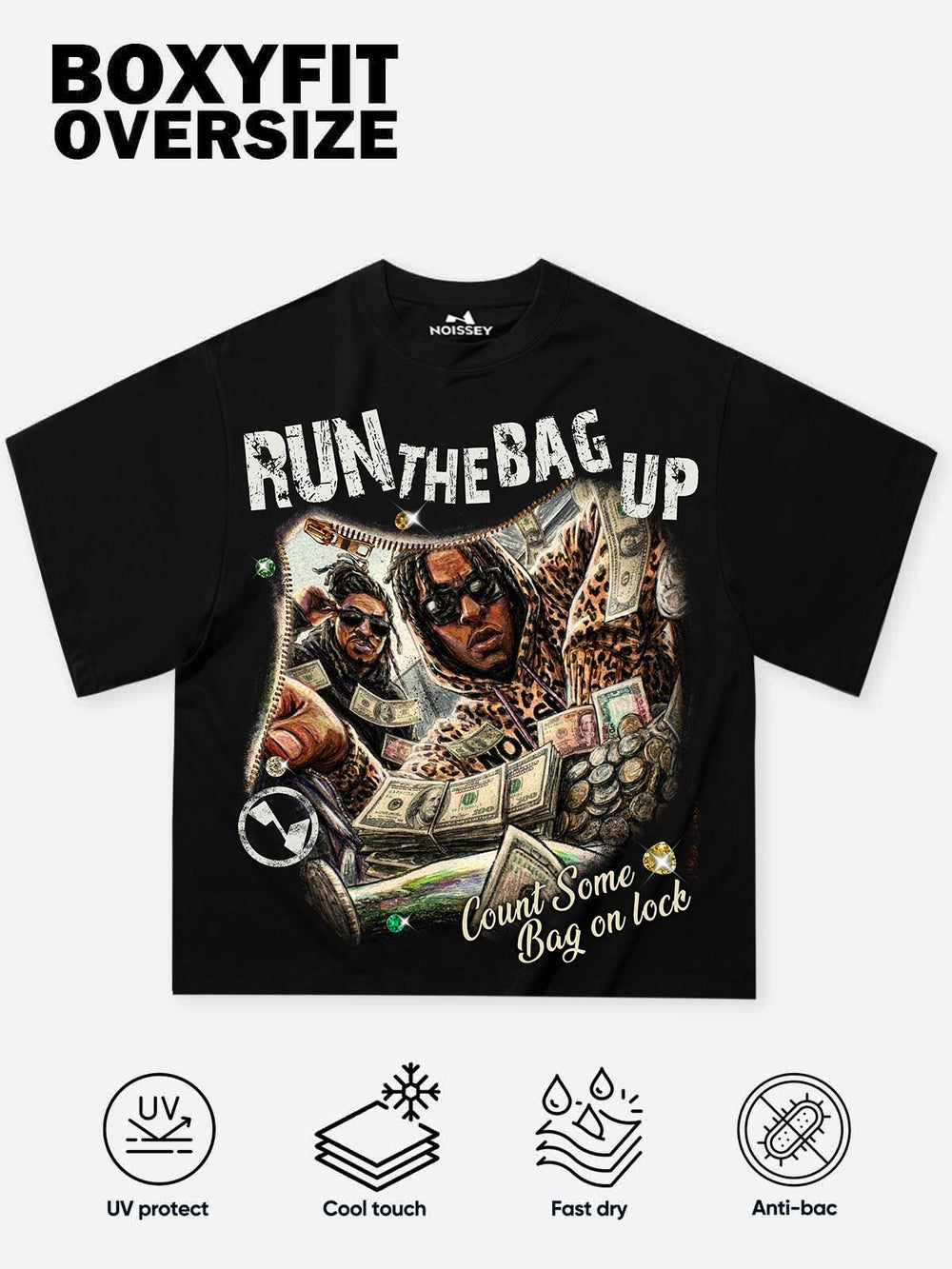 RUN THE BAG UP Unisex Tişört