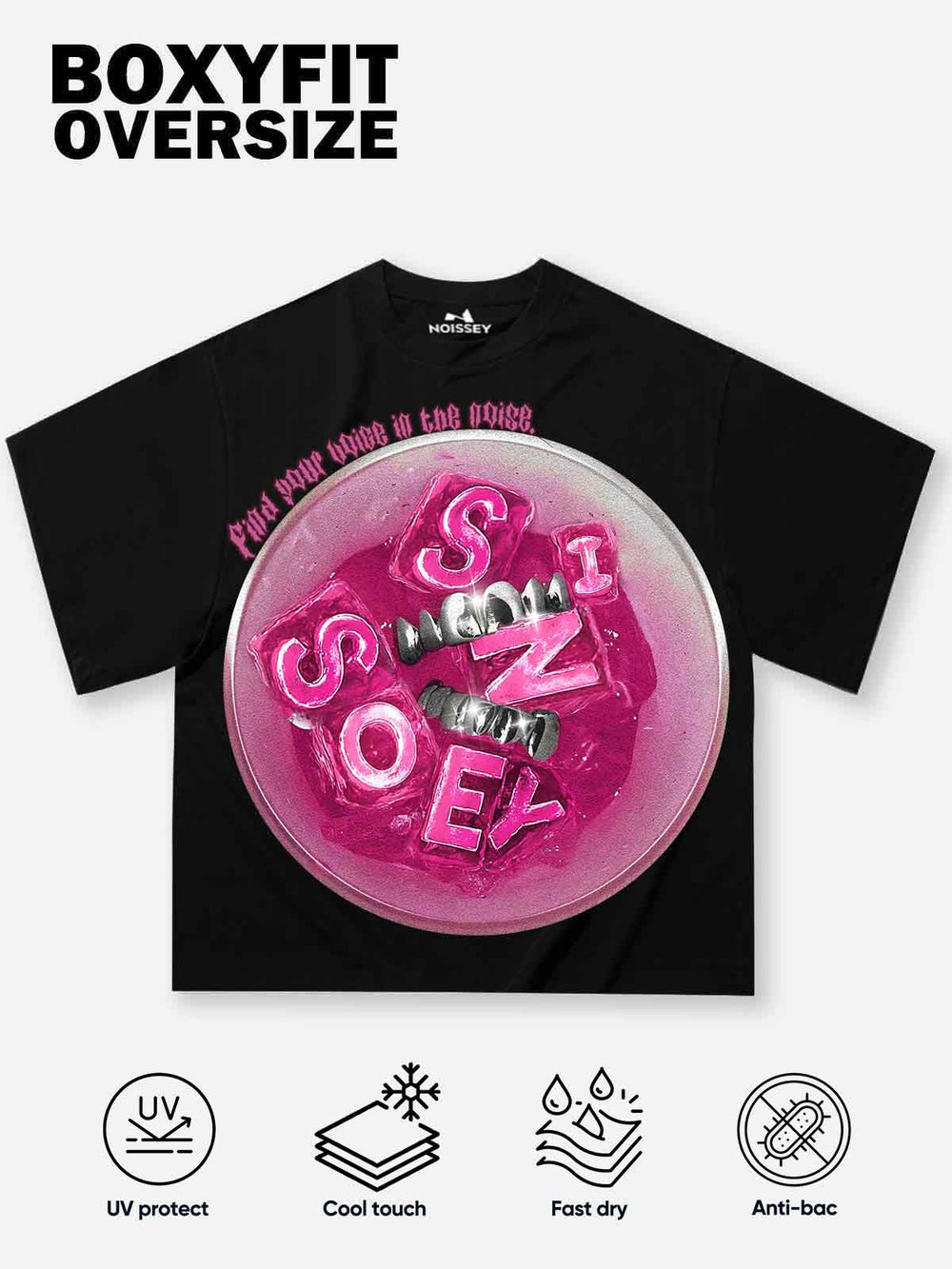 Pembe Buzlu İçecek Unisex Tişört