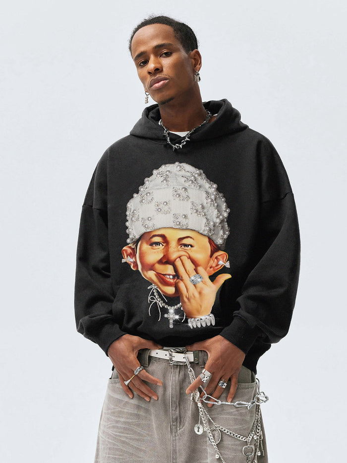 Bandanalı Asi Çocuk Unisex Kapüşonlu Sweatshirt
