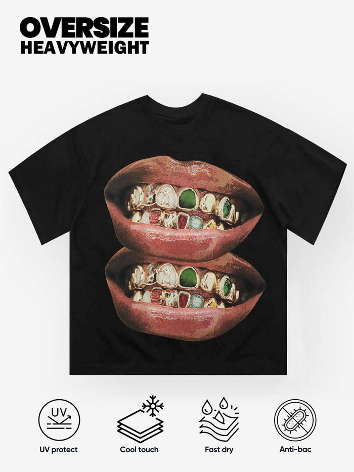Altın Yeşim Grillz Unisex Tişört