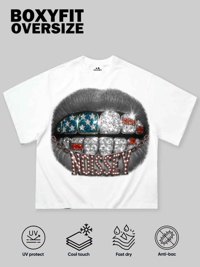 Pentagram Grillz Unisex Tişört