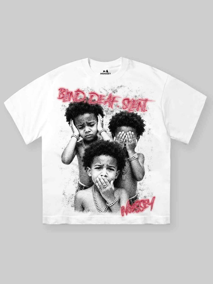 Blind Deaf Silent Unisex Tişört
