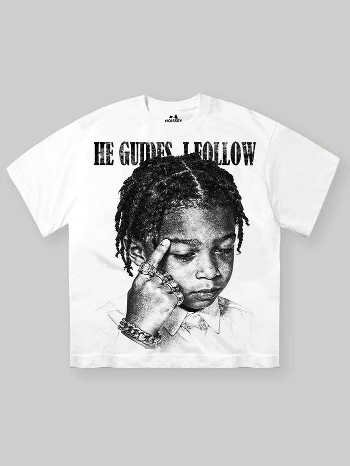 HE GUIDES I FOLLOW Unisex Tişört