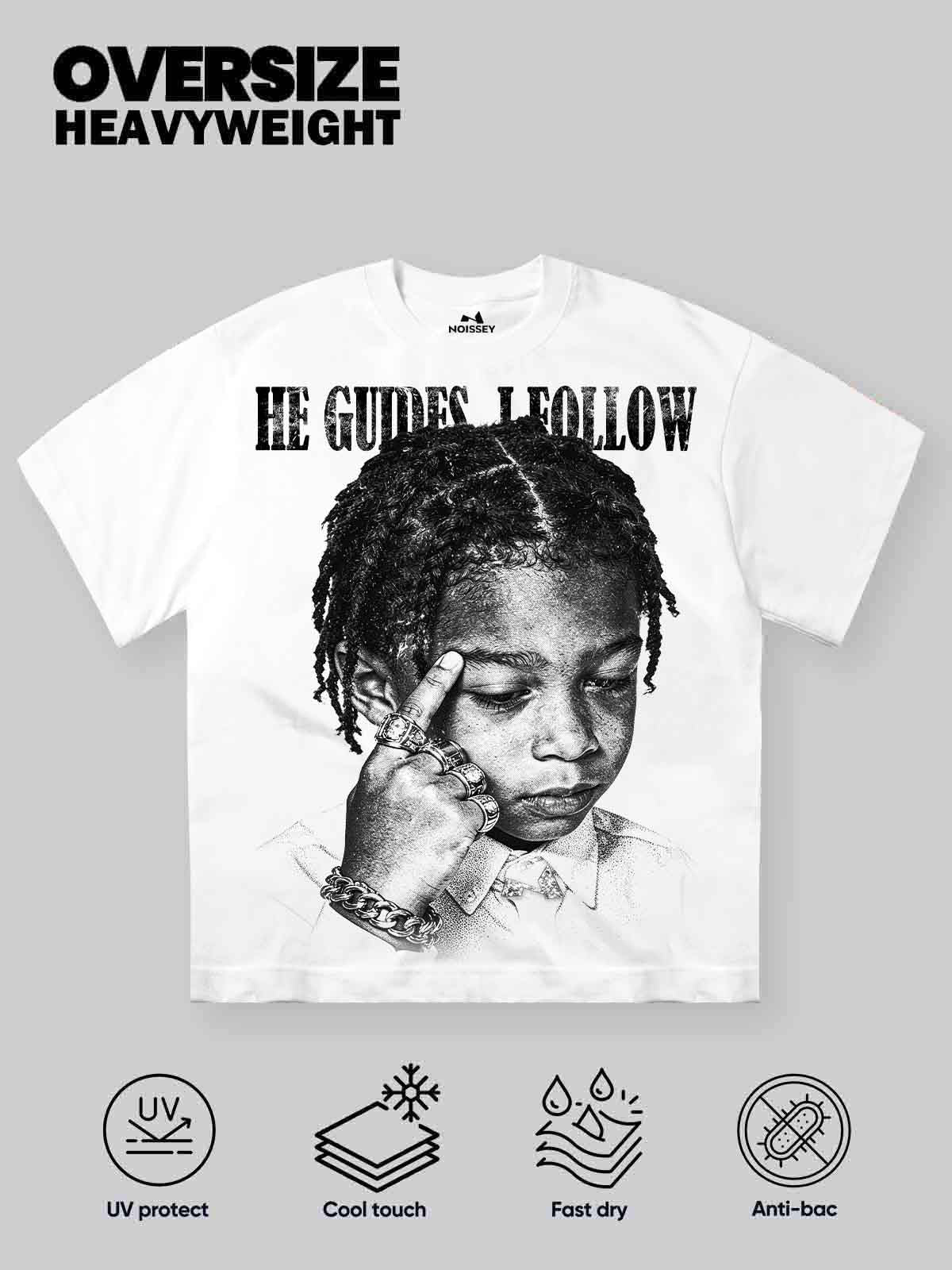 HE GUIDES I FOLLOW Unisex Tişört
