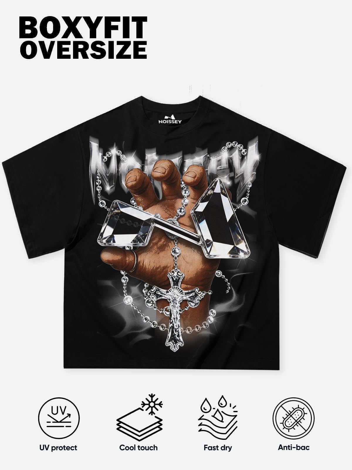 Holy Drip Siyah Unisex Tişört