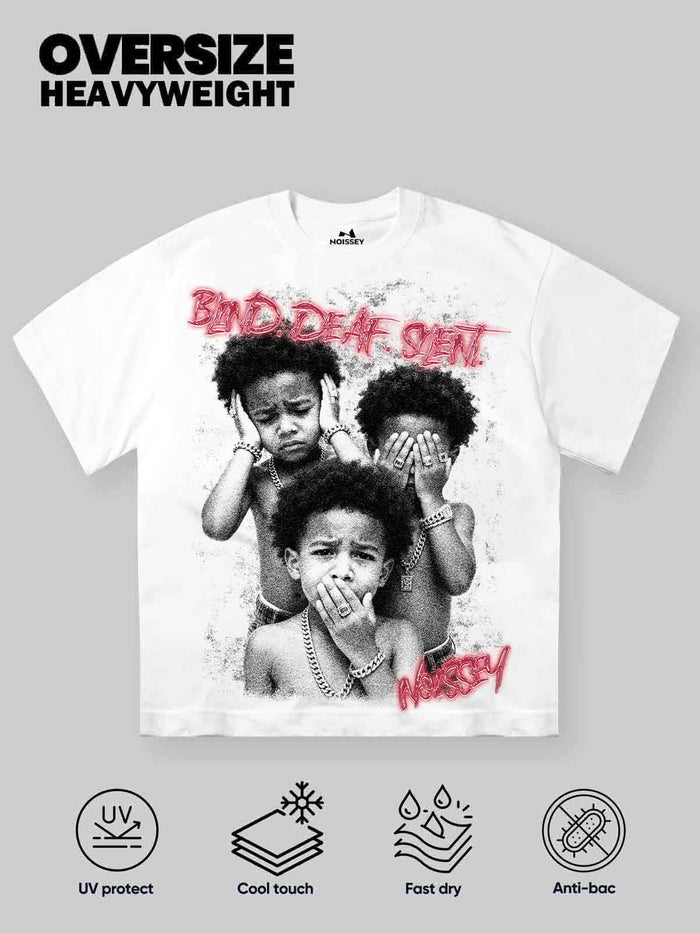 Blind Deaf Silent Unisex Tişört