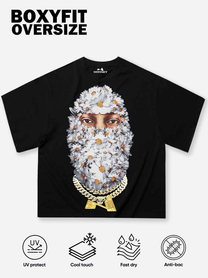 Papatya Maske Unisex Tişört
