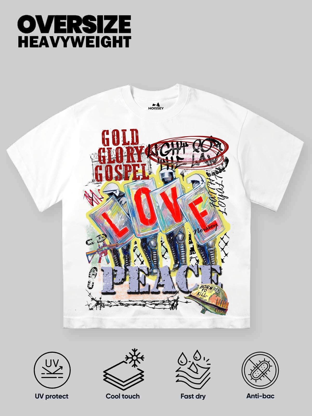 LOVE & PEACE Unisex Tişört