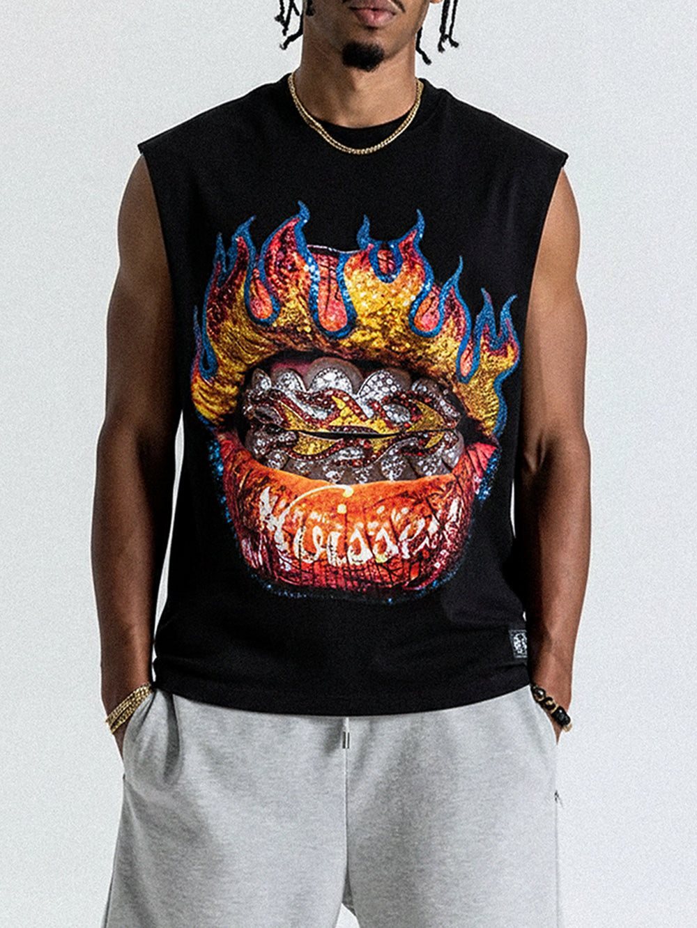Flame Grillz Siyah Unisex Atlet