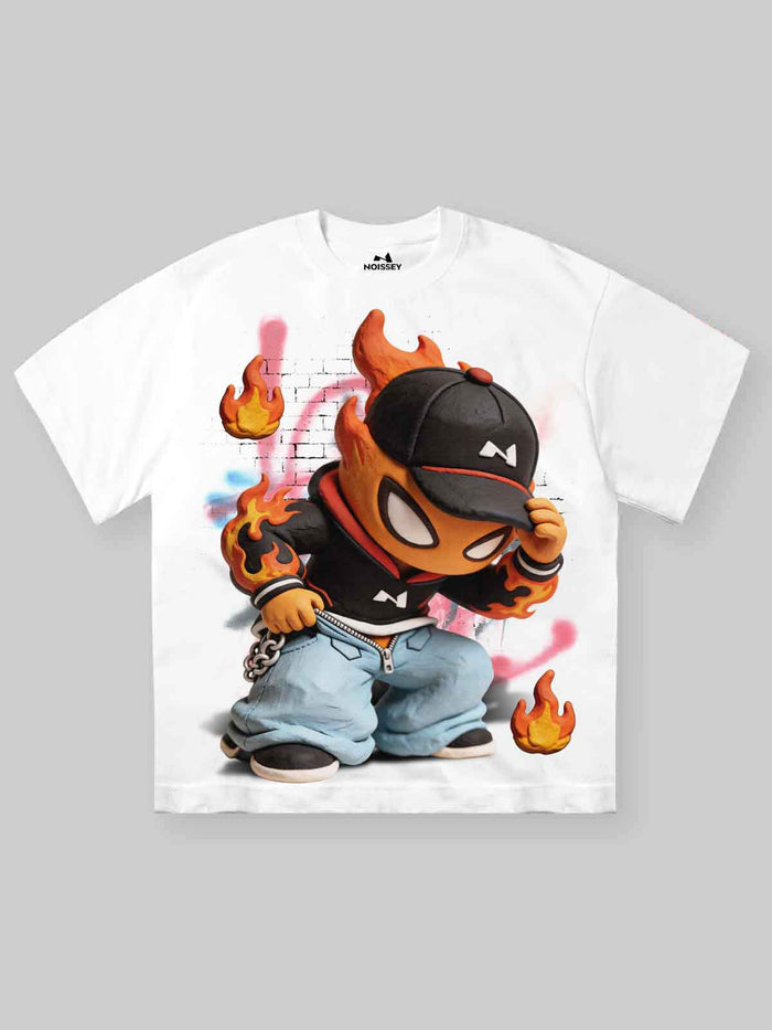 Clay Graffiti Igniter Beyaz Unisex Tişört