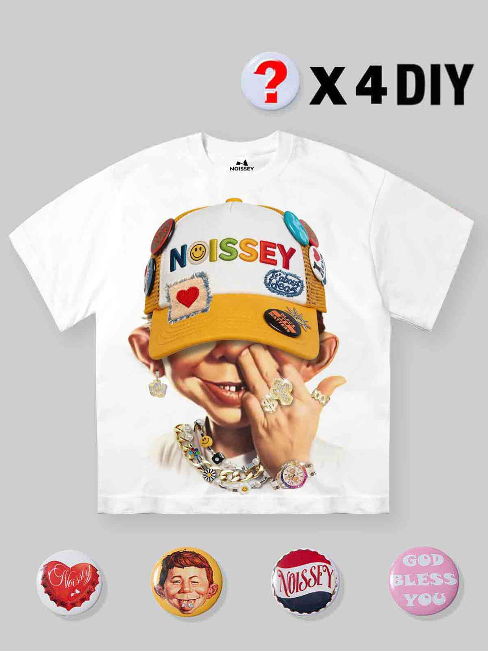 Patchwork Bad Boy Unisex Tişört