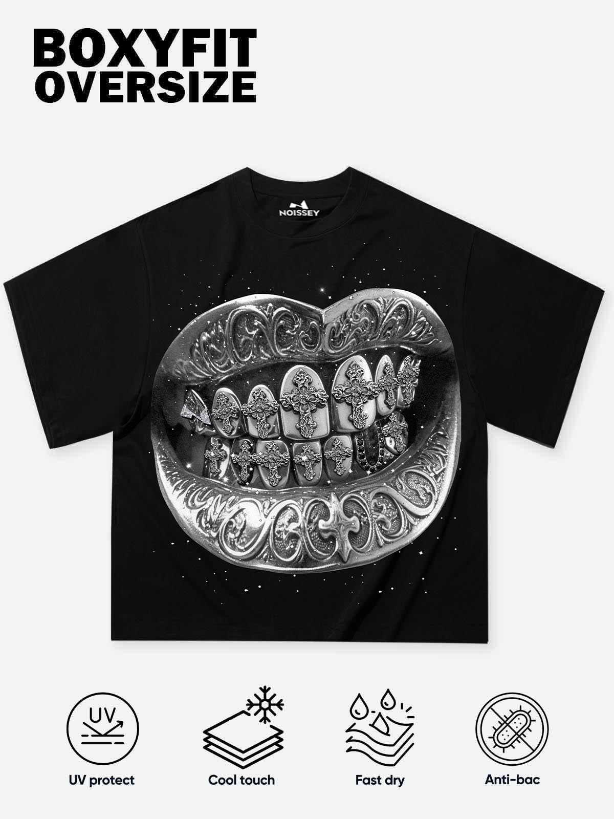 Diamond Cross Grillz Unisex Tişört