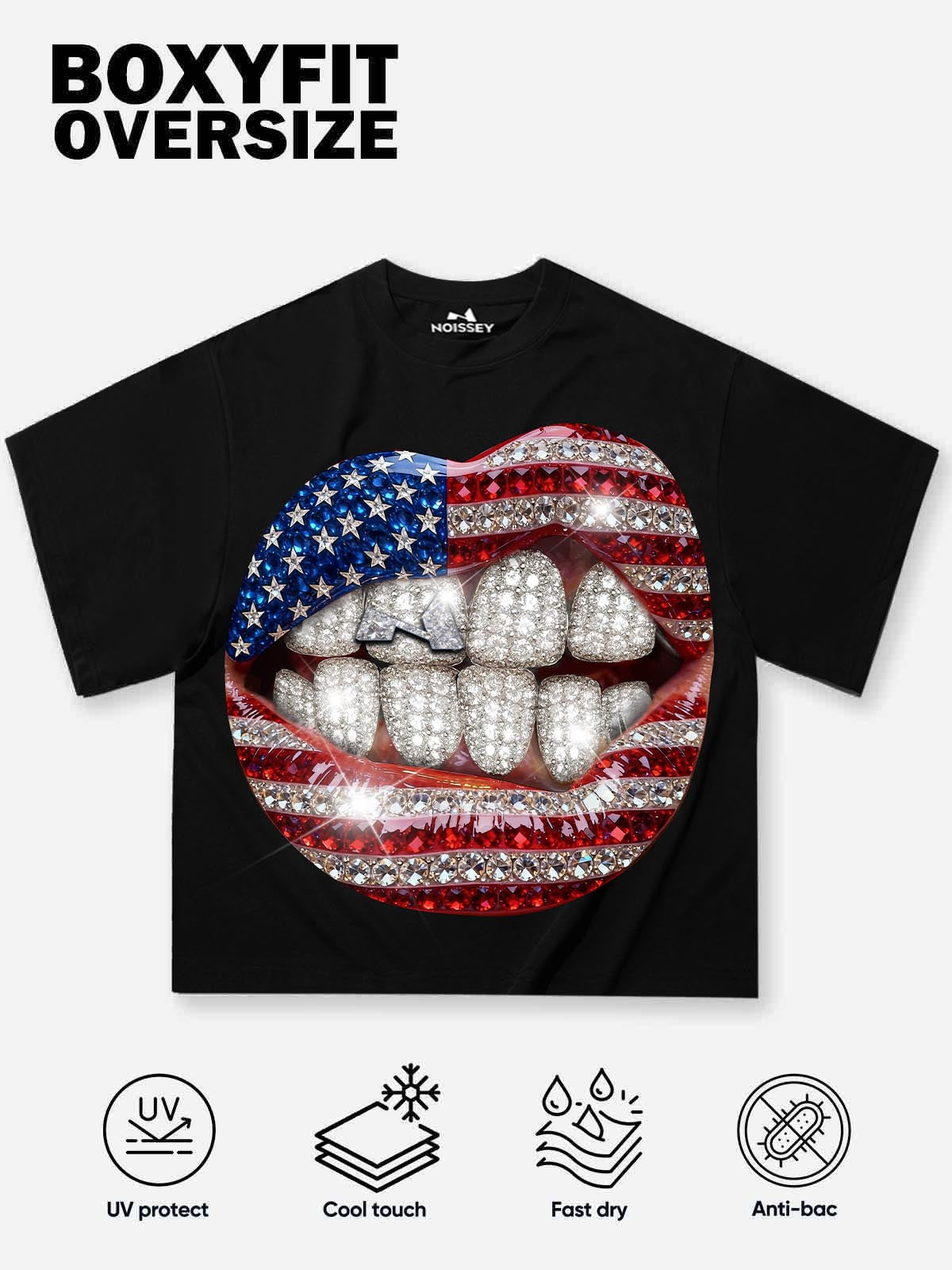 National Flag Grillz Unisex Tişört