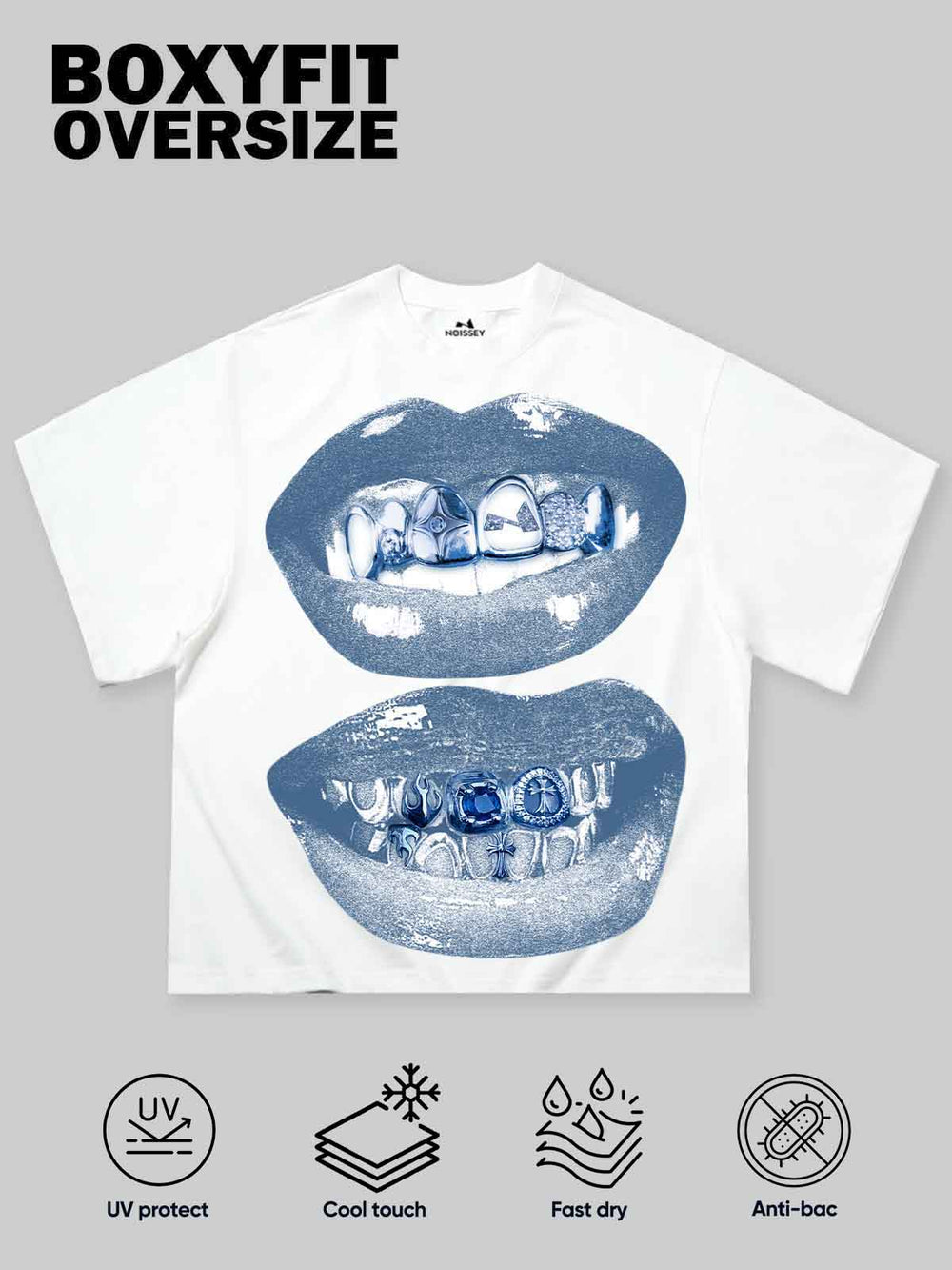 Mavi Vintage Grillz Unisex Tişört