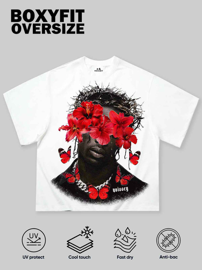 Red Bloom Unisex Tişört