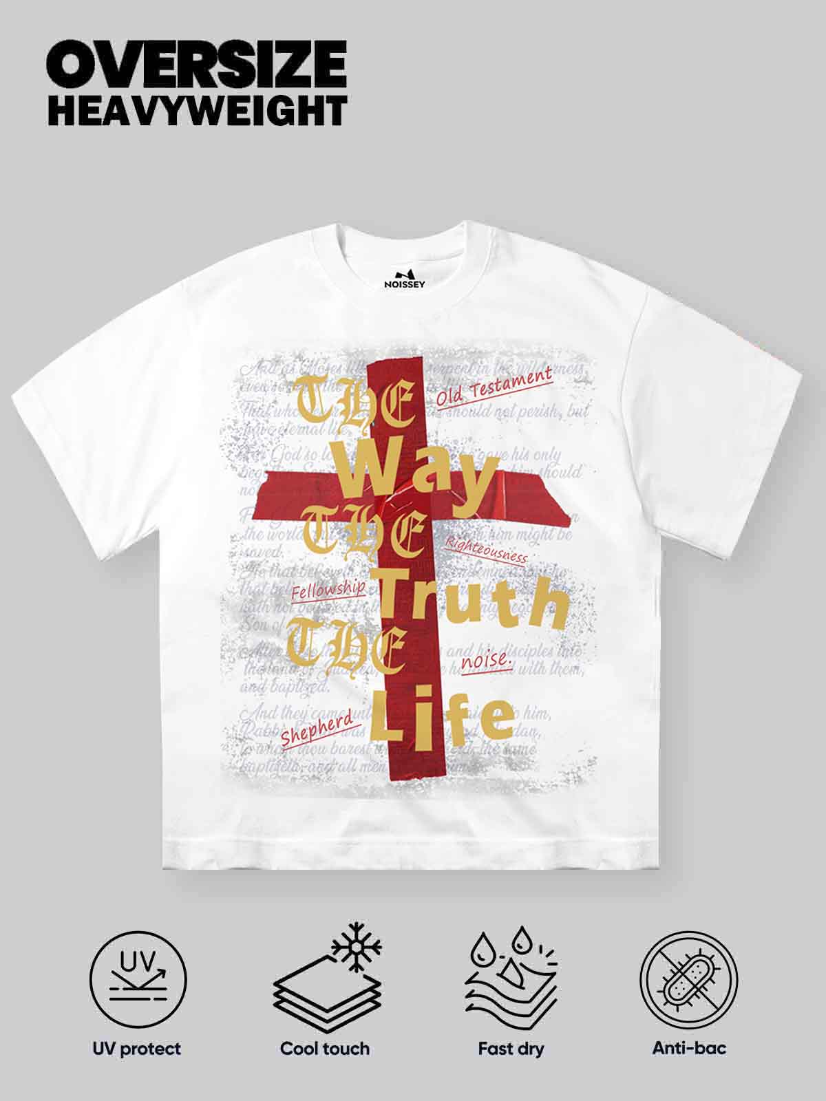 The Way, The Truth, The Life Beyaz Unisex Tişört