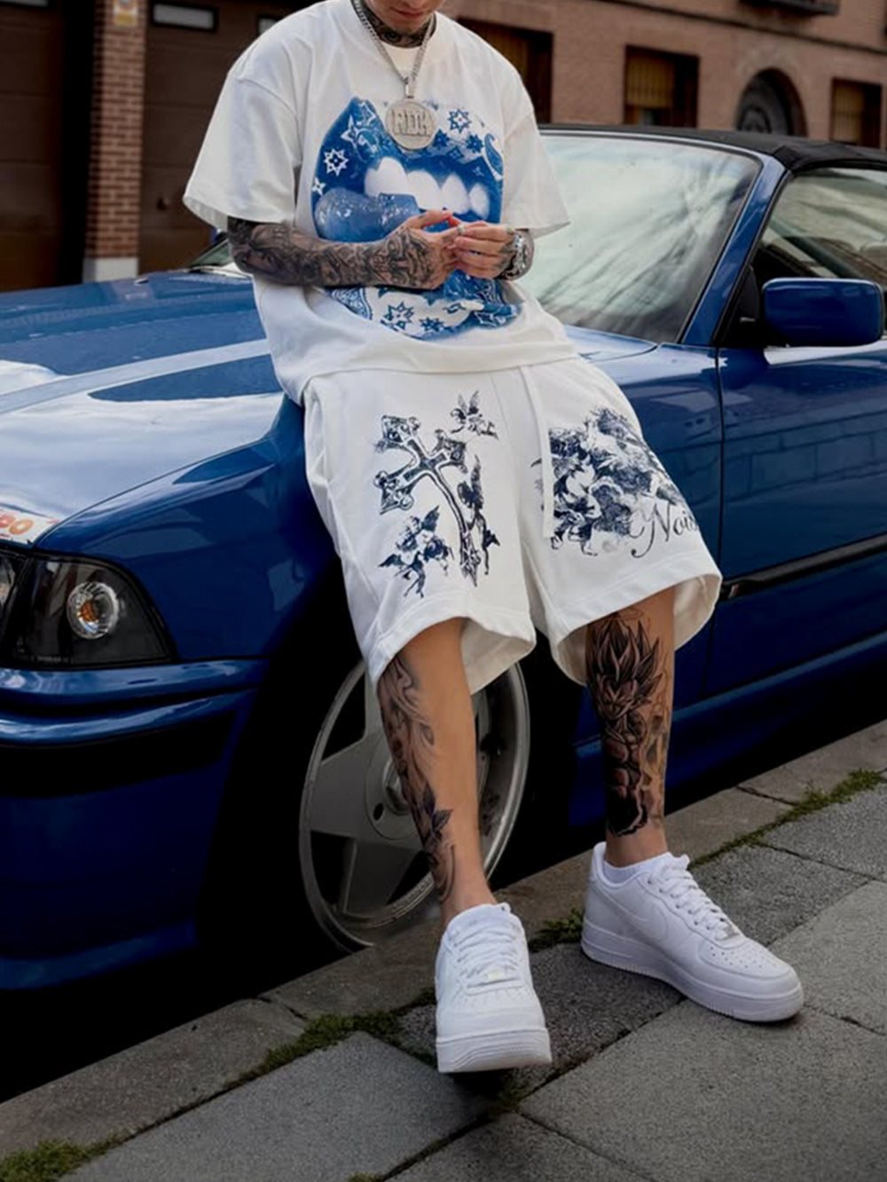 Mavi Bandana Grillz Unisex Tişört