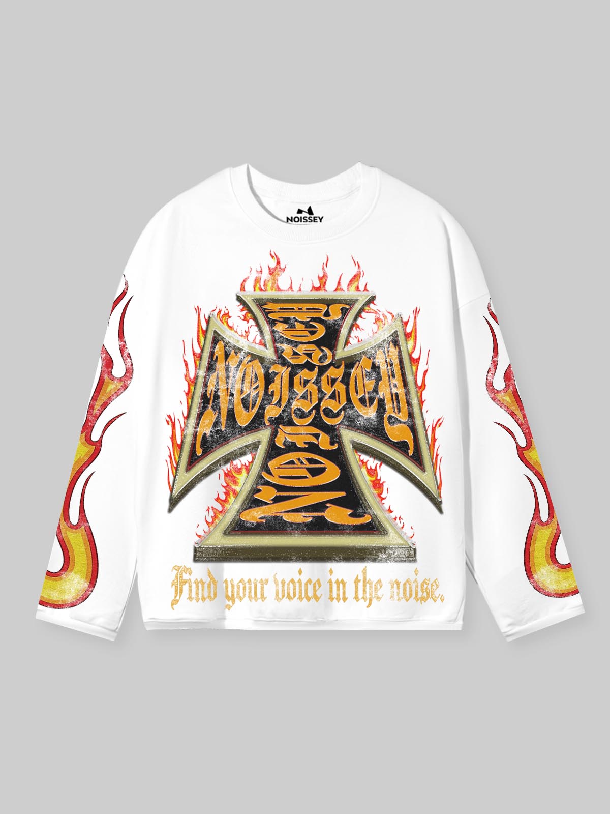 INFERNO CROSS Unisex Uzun Kollu Tişört