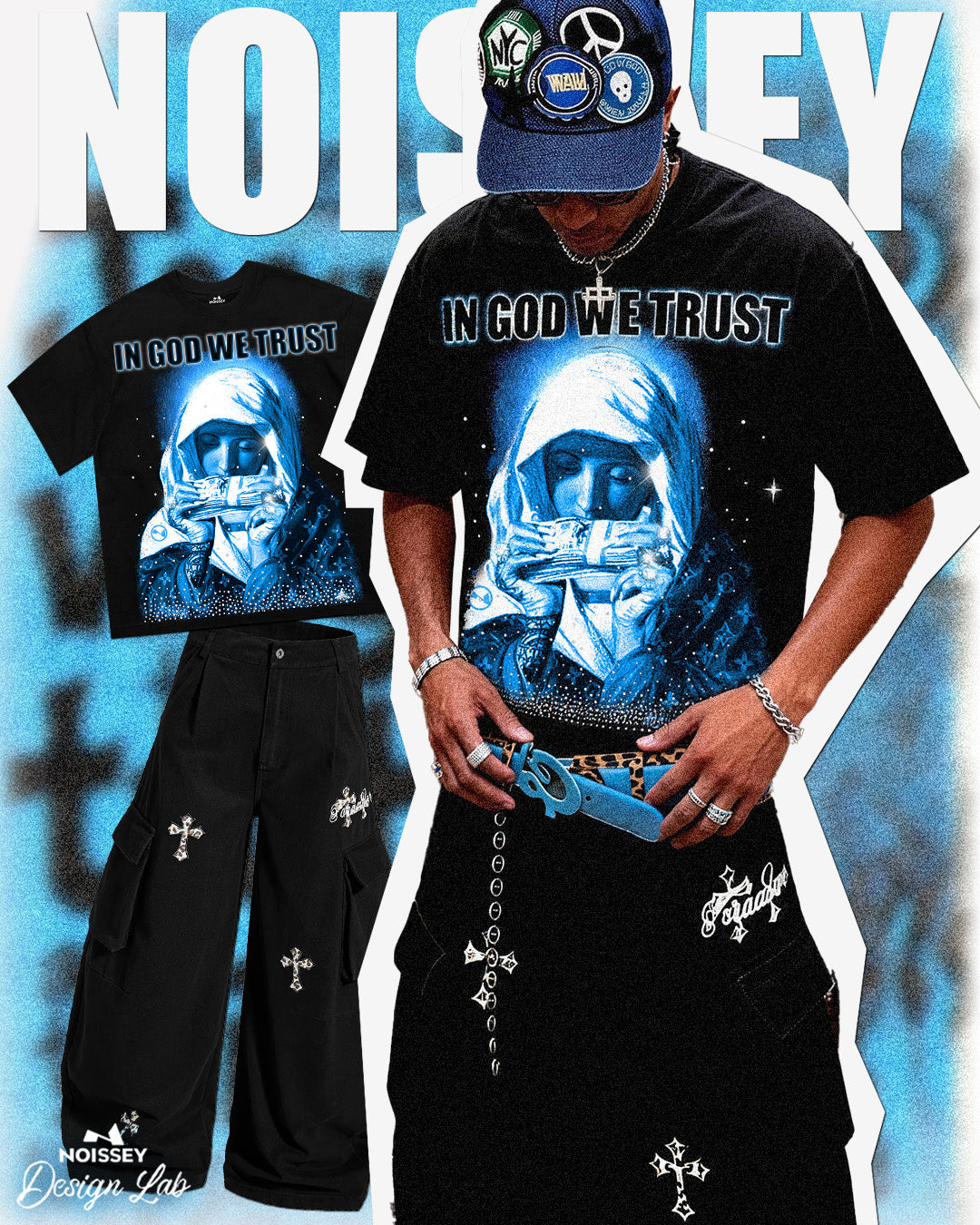 IN GOD WE TRUST Siyah Unisex Tişört