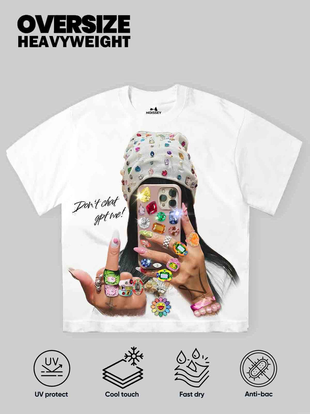 Don't ChatGPT Me Beyaz Unisex Tişört
