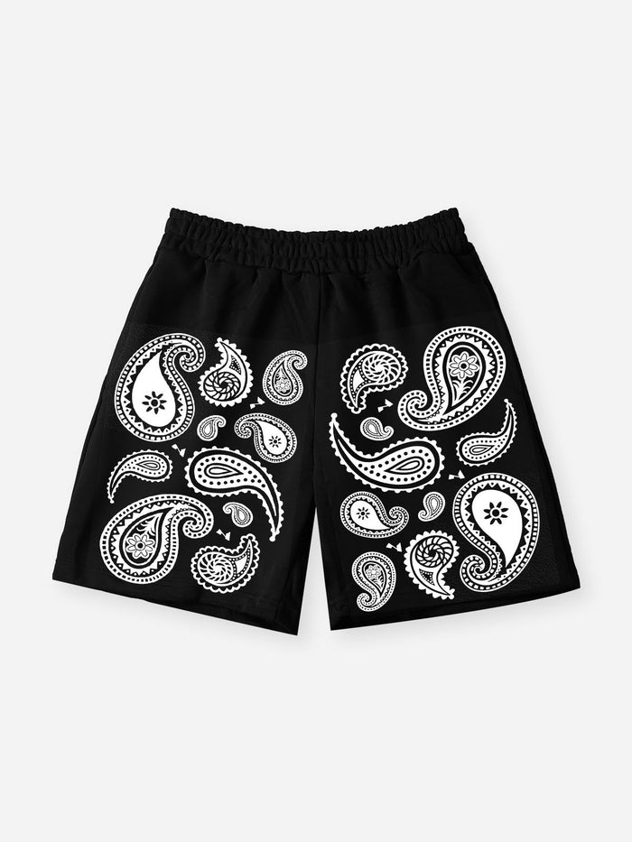 Monochrome Bandana Unisex Şort