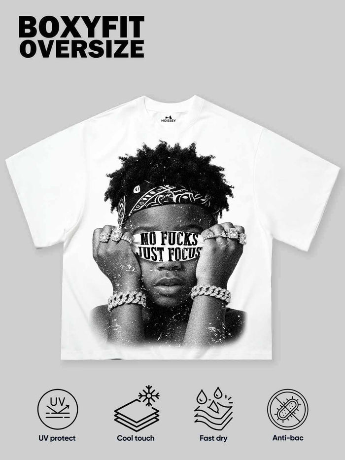 No Fucks Just Focus Unisex Tişört