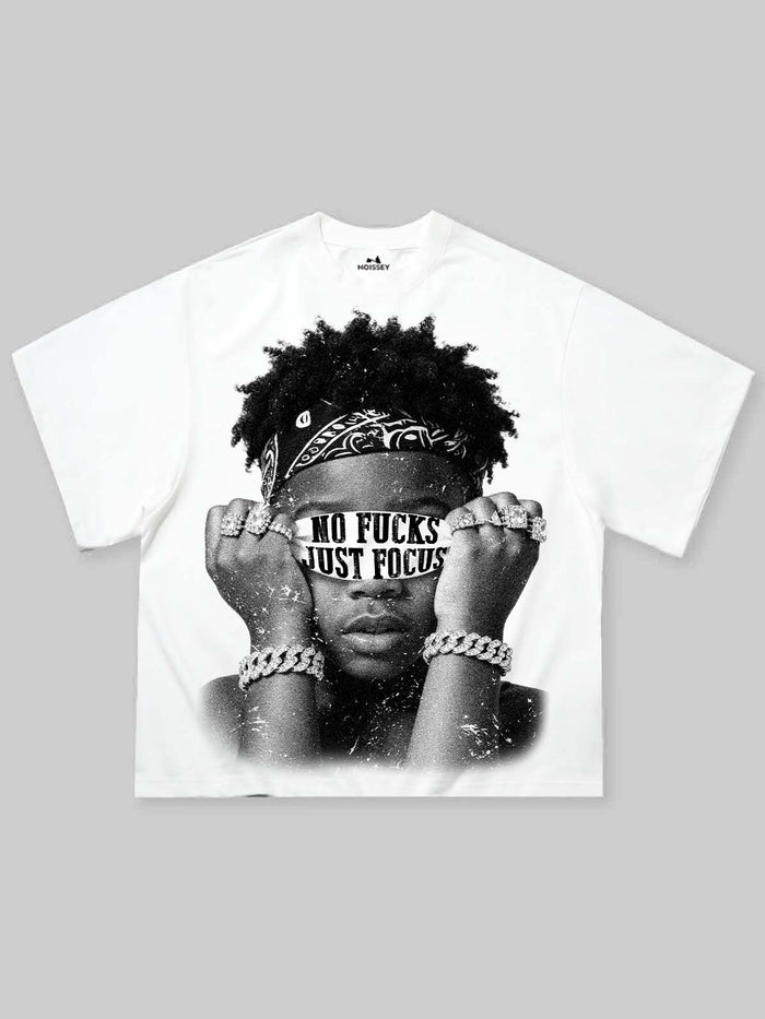 No Fucks Just Focus Unisex Tişört