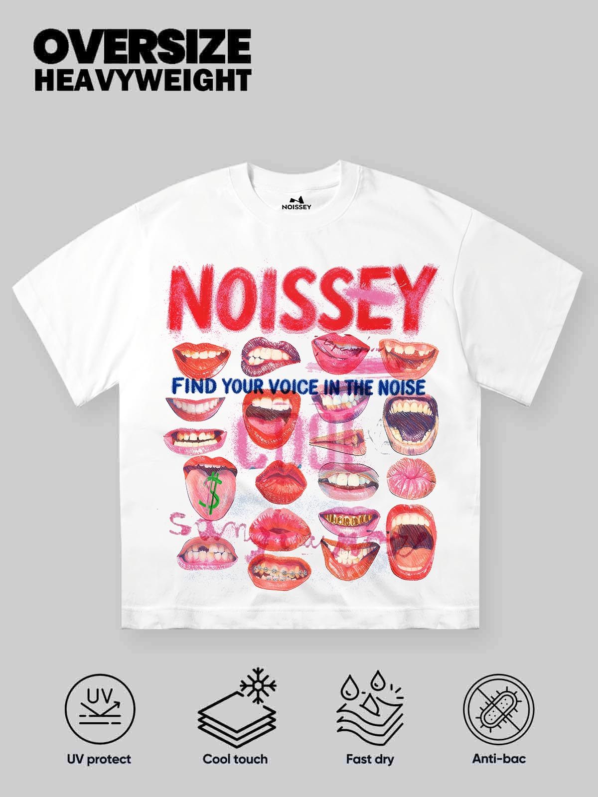Find Your Voice Dudak Unisex Tişört