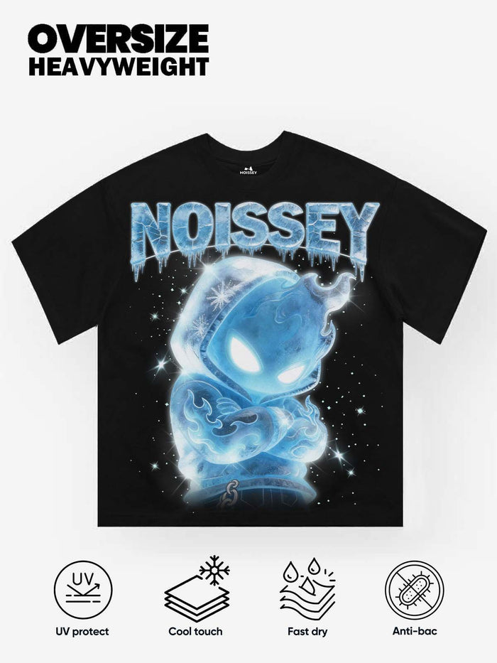 Ice Fire Sprite Oniks Siyah Unisex Tişört