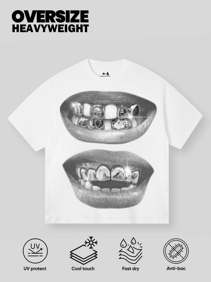 Motion Back Siyah Grillz Unisex Tişört