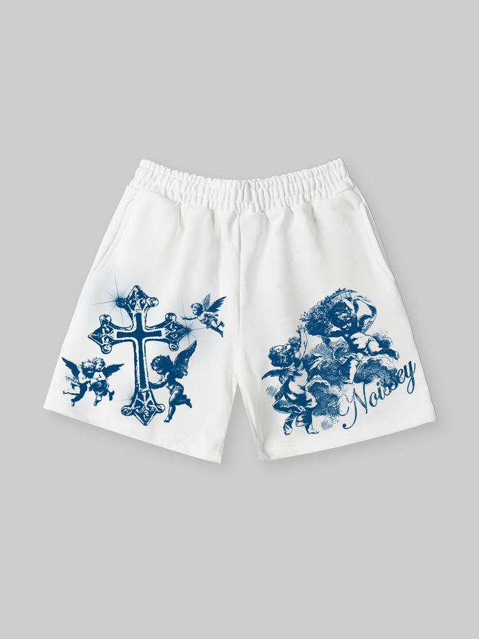 Blue Angel Beyaz Unisex Şort