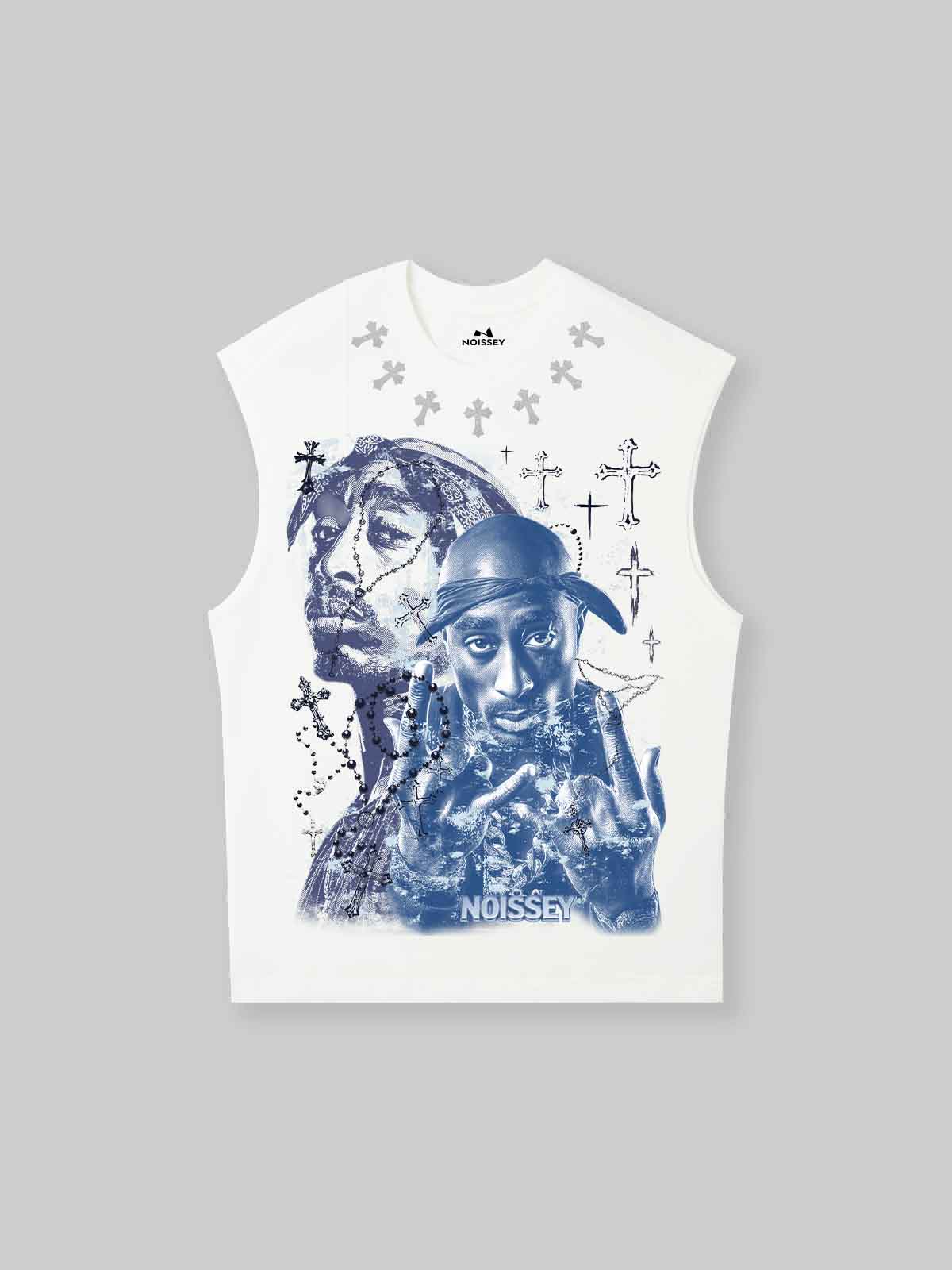 2Pac Çift Portre Unisex Atlet