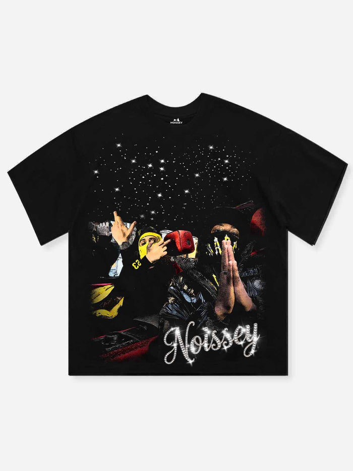 Luxury Brotherhood Siyah Unisex Tişört