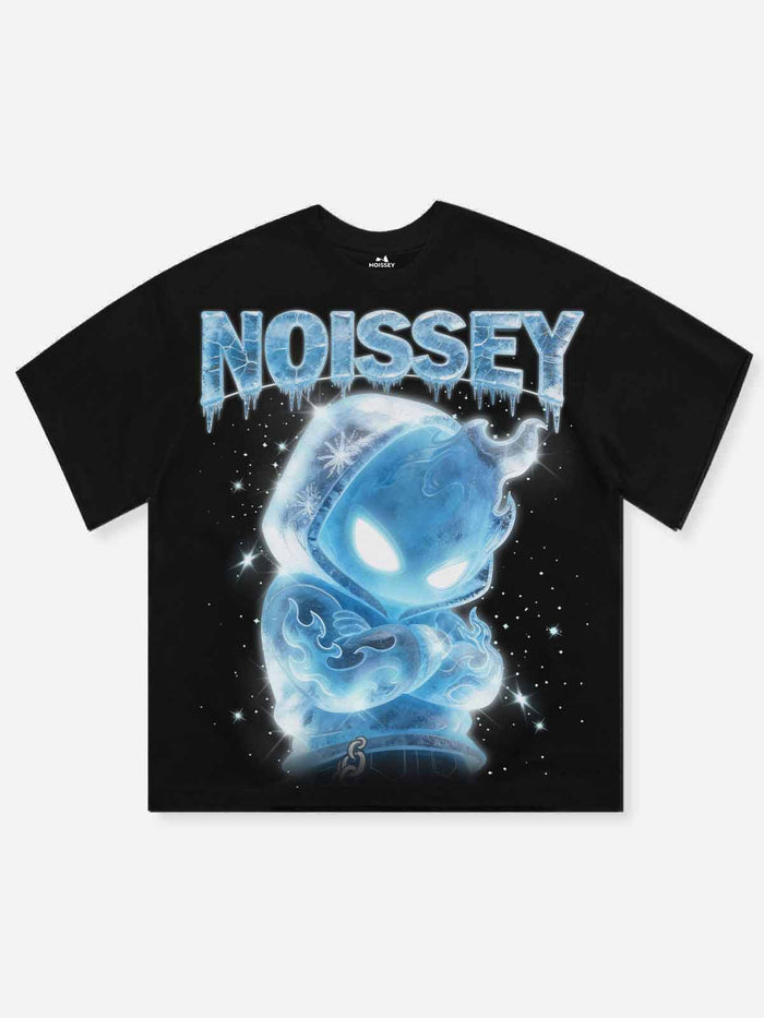 Ice Fire Sprite Oniks Siyah Unisex Tişört