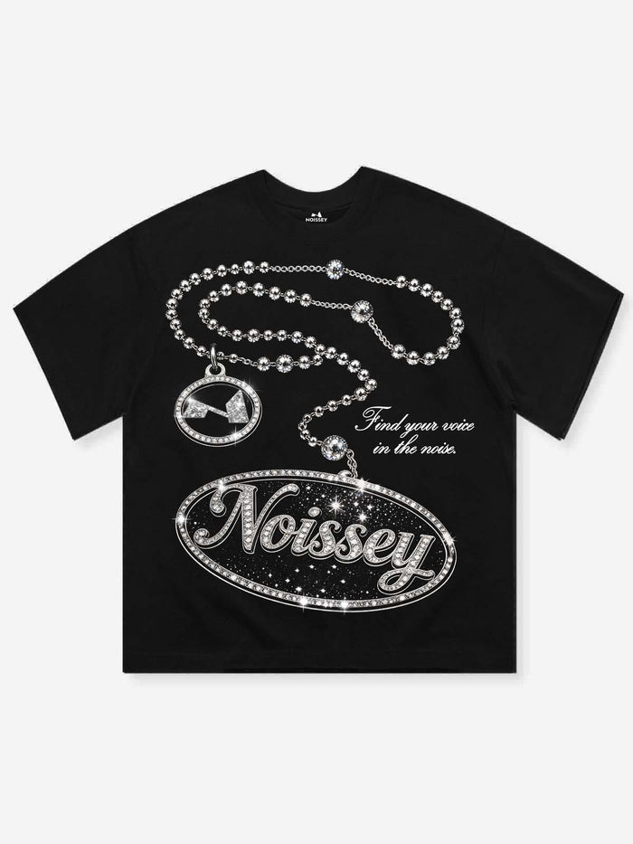 Diamond Chain Archive Siyah Unisex Tişört