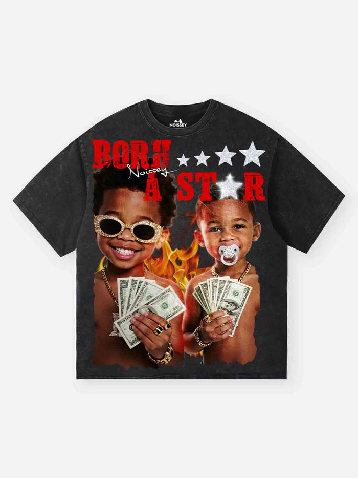Born a star Unisex Tişört