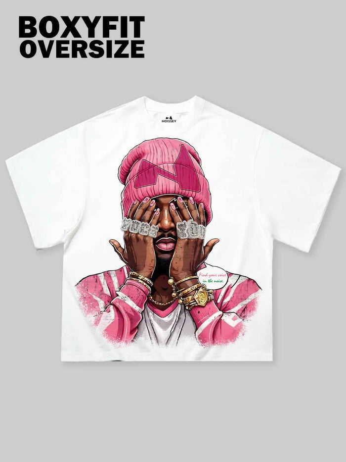 Pink Beanie Unisex Tişört