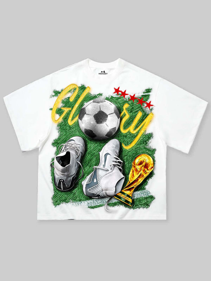 Football Glory Beyaz Unisex Tişört
